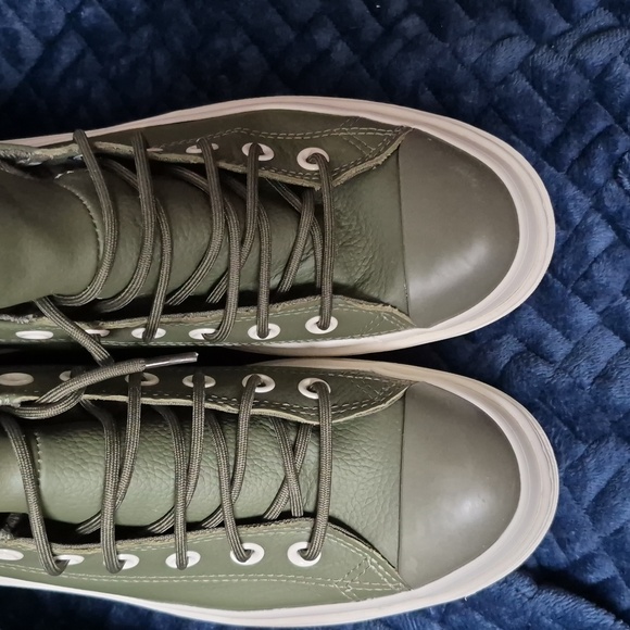 Converse Leather 3M Thinsulate Hi-Top Lugged Platform Shoes In Utility SZ 9 NIB! - Picture 6 of 17